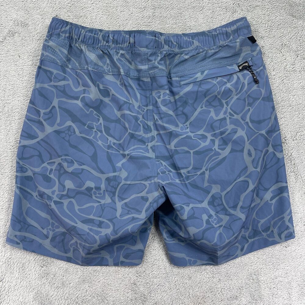 Billabong Blue & Light Gray Patterned Hybrid Shorts - Picture 2 of 8